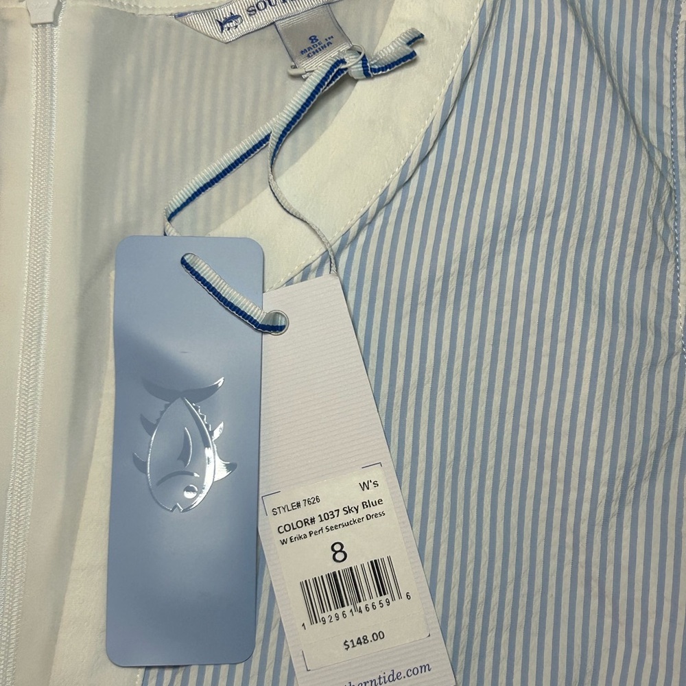 Southern Tide Blue and White Summer Dress - Picture 5 of 5